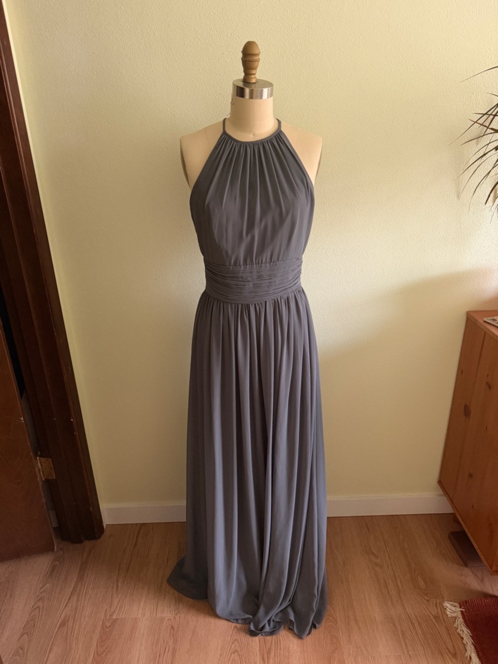 Levkoff full length bridesmaid formal dress